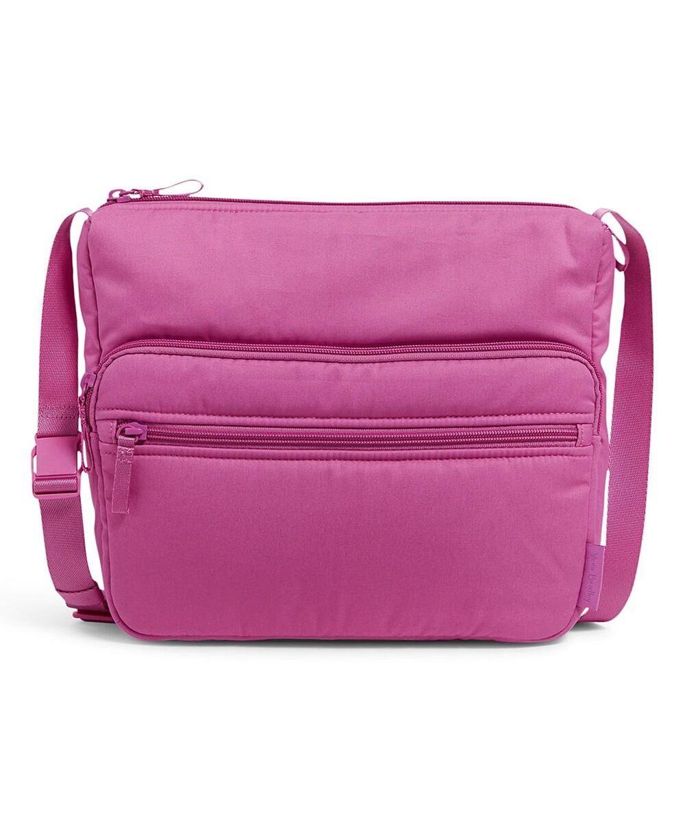 Vera Bradley Utility Crossbody Purse Bag-Rich Orchid Pink-MSRP $85